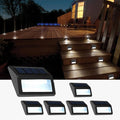 Solar Lights Outdoor, Waterproof Solar Powered Deck Step Lights by Follateas