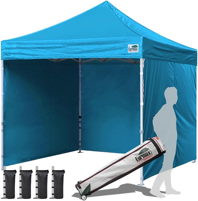 Eurmax USA 10'x10' Pop-up Canopy Tent Commercial Instant Canopies by Eurmax