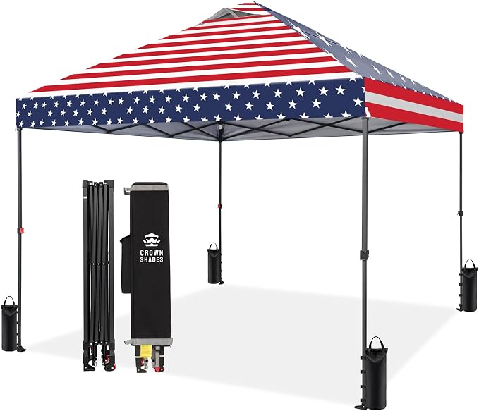CROWN SHADES 10x10 Pop Up Canopy by CrownShades