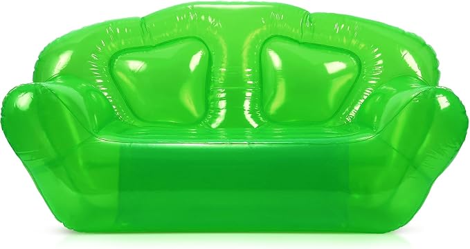 Kigley Inflatable Chair Blow Up Couches Transparent Inflatable Sofa Seat Yard by Kigley