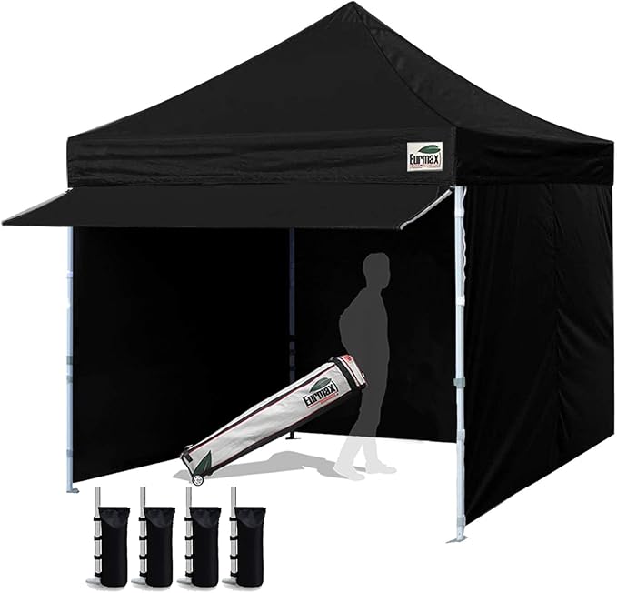 Eurmax USA 10 x 10 Pop up Canopy Commercial Tent Outdoor Party Canopies by Eurmax