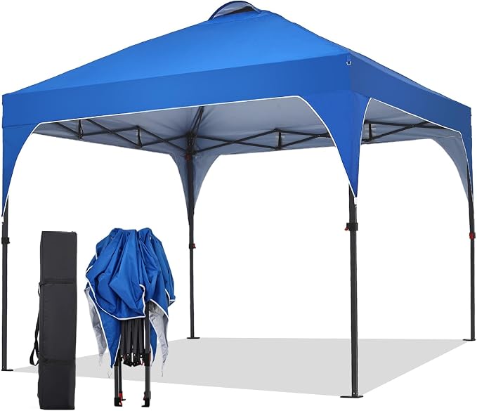Pop Up Canopy, 8x8 FT Instant Outdoor Canopy Tent by Oneofics