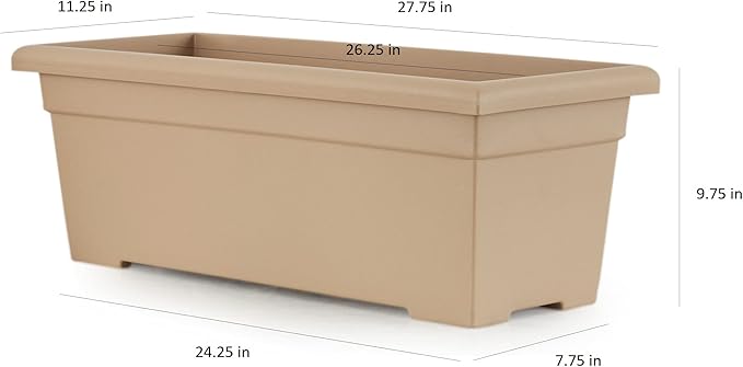 The HC Companies 28 Inch Romana Planter Box - Image 4