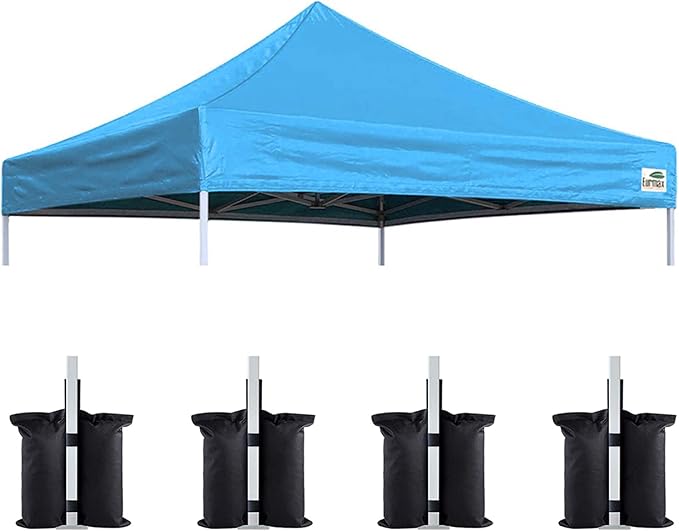 Eurmax USA New 10x10 Pop Up Canopy Replacement Canopy Tent Top Cover, Instant by Eurmax