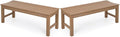 Stoog Outdoor Bench Set of 2, All-Weather HIPS Garden Bench by Stoog
