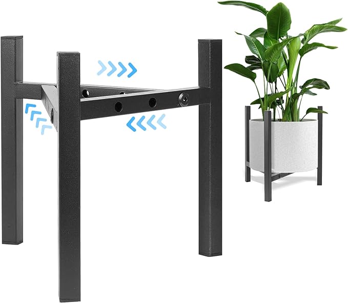 Airpark Plant Stand Indoor Adjustable, Metal Modern Plant Stand, Heavy Duty by Airpark