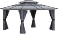 Outsunny 10' x 12' Hardtop Gazebo Canopy by Outsunny