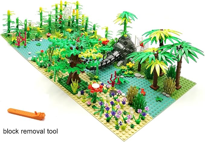 ZHX Rainforest Jungle Bridge Building Block Toys - Image 6