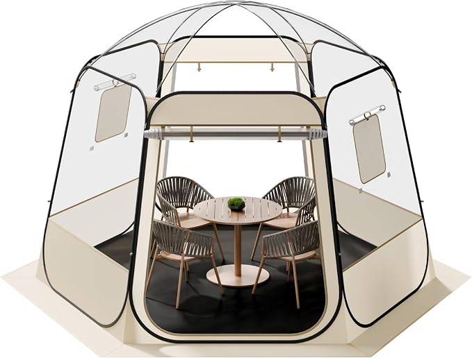 VEVOR Pop up Sports Tent, 8 Sizes Optional Clear Bubble Tent - Image 8