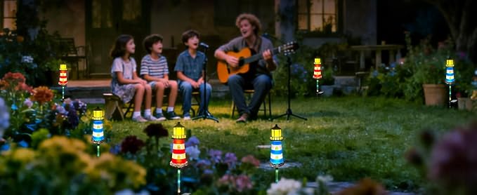 Solar Lights Outdoor 2 Pack, Solar Garden Lamps, Outdoor Decorations, Garden - Image 8