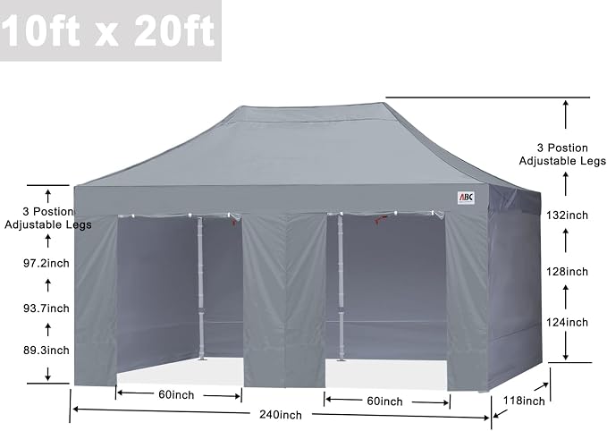 ABCCANOPY Easy Pop Up Canopy Tent - Image 3