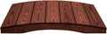 4 FT MAHOGANY Amish Made Pinewood Heavy Duty Garden Bridge by Unknown