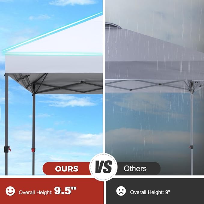 ABCCANOPY Pop Up Canopy with Sidewall, 10x10 Outdoor Canopy Tent with Storage - Image 4