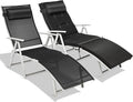Giantex Chaise Lounge Chair for Outside, Pool Folding Reclining Beach Chair by Giantex