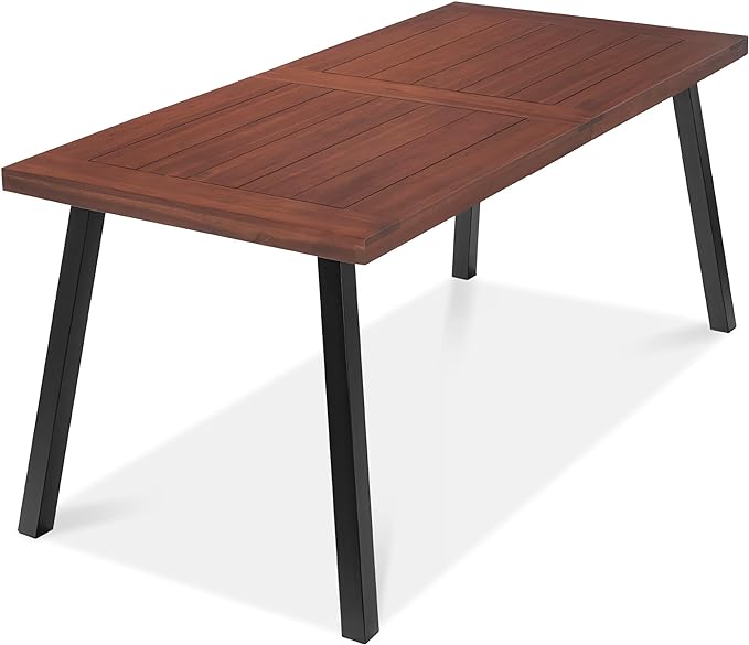 Best Choice Products 6-Person Indoor Outdoor Acacia Wood Dining Table, Picnic by BestChoiceProducts