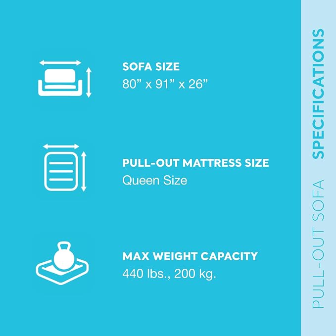Intex 2 in 1 Inflatable Pull Out Sofa and Queen Size Air Bed Mattress - Image 2