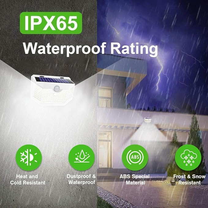 HMCITY 120 LED Solar Lights Outdoor - Image 5