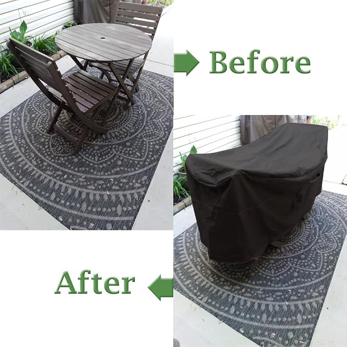 Outdoor Bar Height Dining Set Cover - Image 7