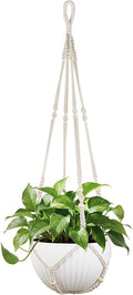 Mkono 43 Inch Macrame Plant Hanger Large by Mkono