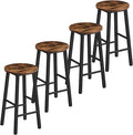 HOOBRO Bar Stools, Barstools Set of 4, Counter Height Barstools, 24.8" Bar by HOOBRO