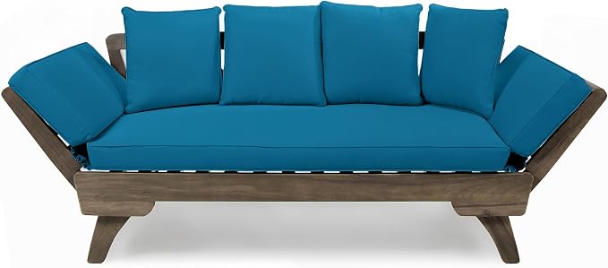Merax Outdoor Patio Daybed Sofa, 3-Seat Sofa - Image 3