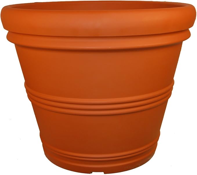 Tusco Products T30 Rolled Rim Pot, Terra Cotta by TuscoProducts