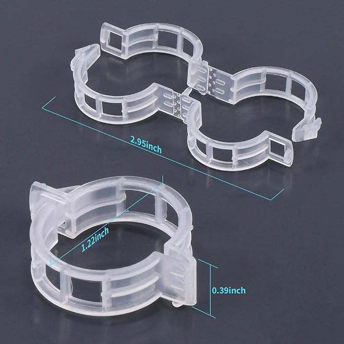300Pcs Plastic Plant Clip, Plastic Trellis Plant Support Clips - Image 2