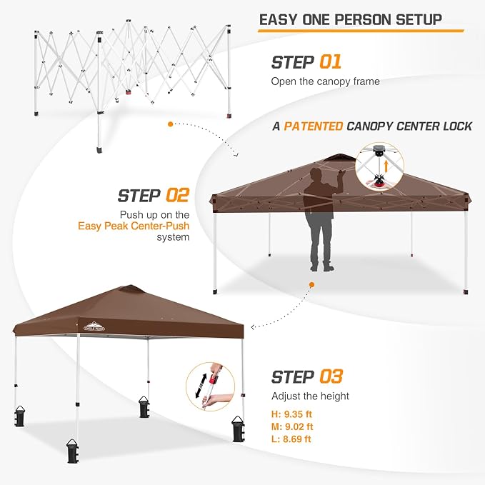 EAGLE PEAK Pop Up Canopy Tent - Image 6