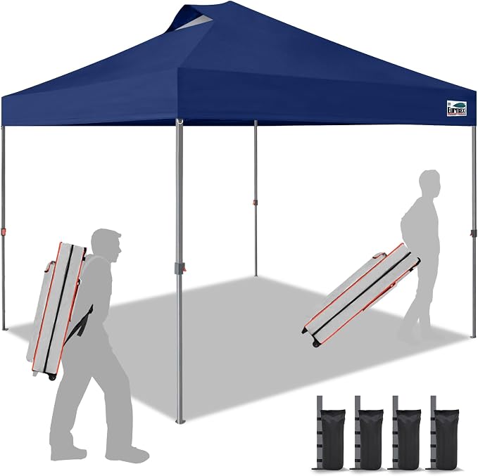 Eurmax USA NOMATTER ONE-Person Open&Close 10x10ft Pop Up Canopy Tent，Portable by Eurmax