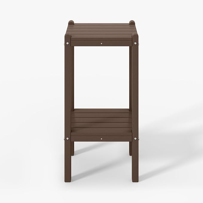 WestinTrends Malibu 36" Outdoor Adirondack HDPE 2-Tier Patio Side Table by WestinTrends