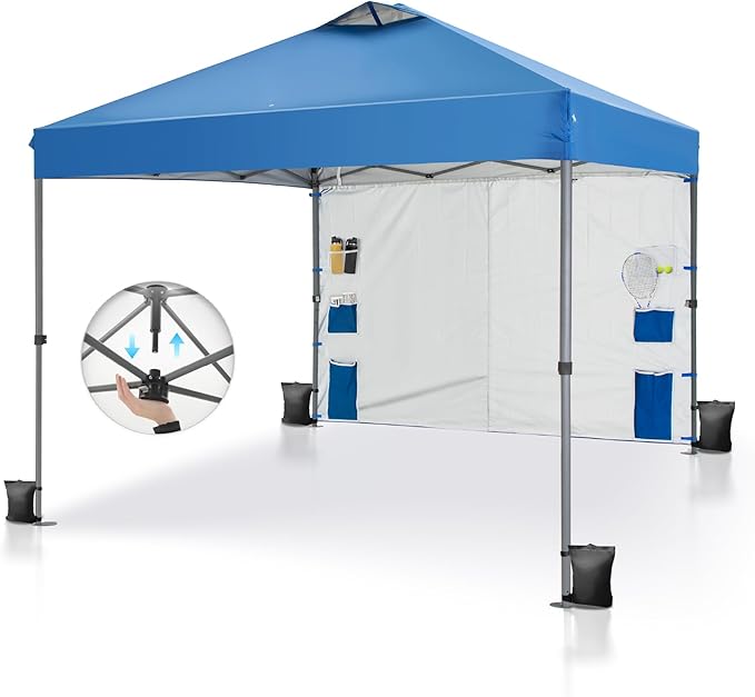 PHI VILLA Canopy Tent 10x10 Pop Up Canopy Outdoor Shade by PHIVILLAThepioneerofcomfortablehouseholdsupplies