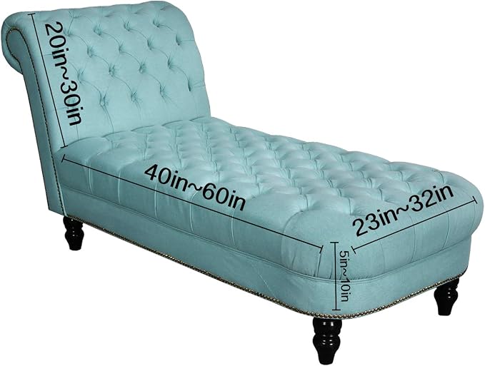 FantasDecor Chaise Lounge Cover Stretch Armless Chair Slipcover - Image 2