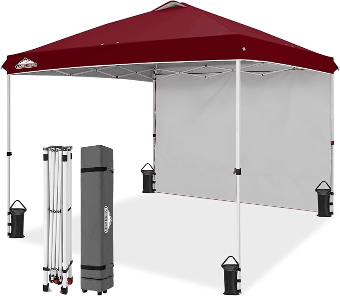 EAGLE PEAK Commercial Canopy 10x10 Pop Up Canopy Tent by EAGLEPEAK