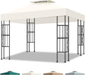 10x10 Canopy Replacement Top Cover Canopy Top Replacement Double Layer Vented by Qdreclod
