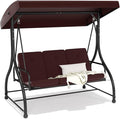 3-Seat Outdoor Patio Swing Glider by FUNGYARD
