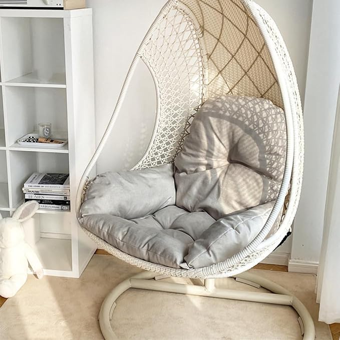 Swing Egg Chair Cushion Thickened Hanging Basket Seat Cushion Washable Hammock by Sothuba