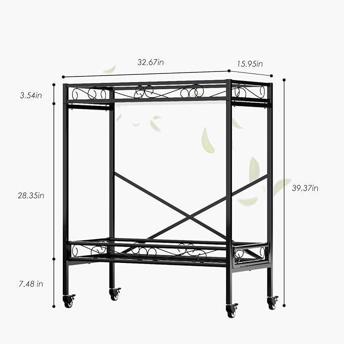 Zhongma 2 Tier Sturdy Metal Plant Stand - Image 2
