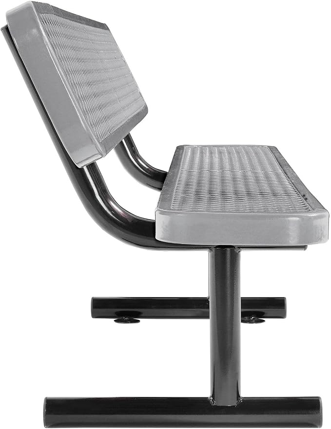 Global Industrial 6'L Heavy Duty Expanded Metal Mesh Bench - Image 4