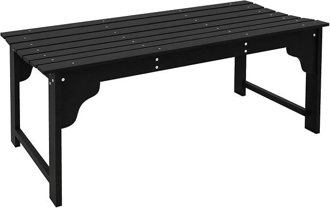 Outsunny Wooden Garden Bench, Outdoor Park Bench by Outsunny