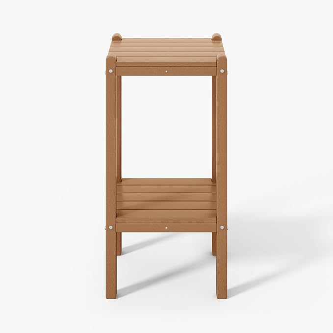 WestinTrends Malibu 36" Outdoor Adirondack HDPE 2-Tier Patio Side Table by WestinTrends