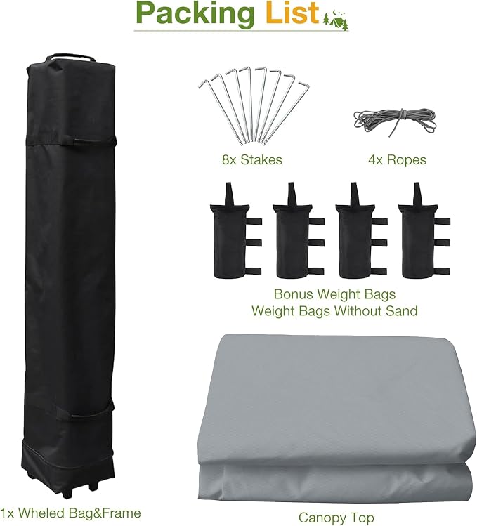 Pop Up Canopy Tent 13x13 Ft Instant Gazebo - Image 5