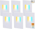 CLOUDY BAY 120V Dimmbale 5 Color LED Indoor Outdoor Step Light, by CLOUDYBAY