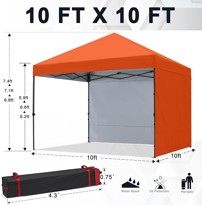 COOSHADE Pop Up Canopy Tent 10x10 - Image 5