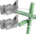 5/16 Inch 8mm Plants Vines Stakes Galvanized Steel Clips Garden Support Stakes by Makiwork