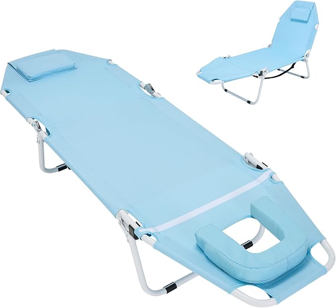 LILYPELLE Folding Chaise Lounge Chair by LILYPELLE