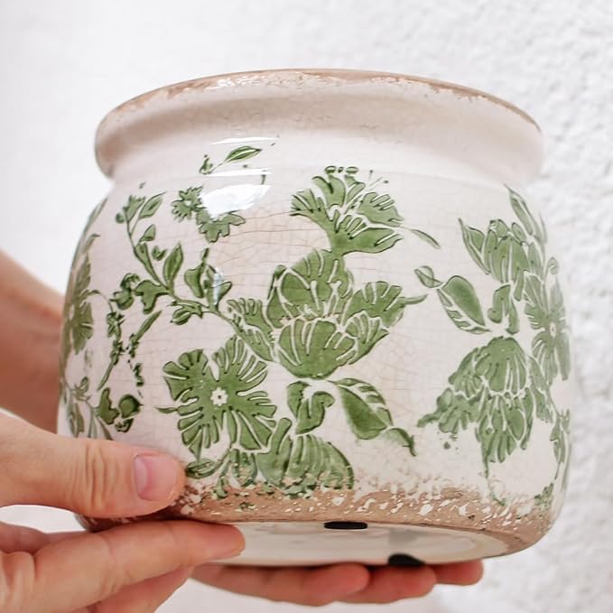 Tuscan Ceramic Indoor Plant Pot & Vase - Image 6