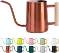 Watering Can Indoor Plants, 35oz Small Stainless Steel Metal Watering Can by GUKJOB
