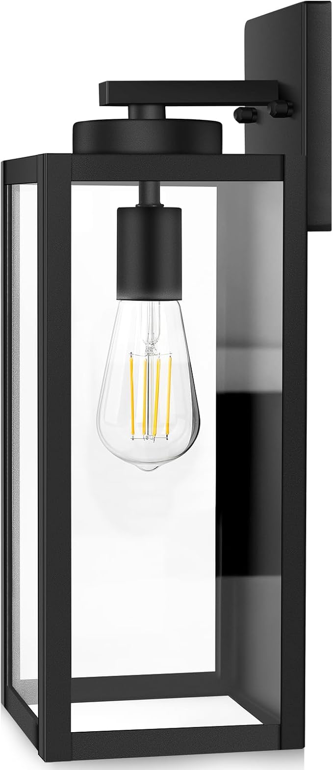 BesLowe 15.25” Large Size Outdoor Wall Light Fixture, Exterior Lighting Fixture by BringYouBrightFuture