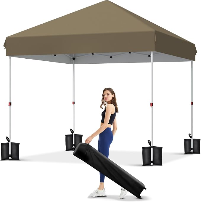Garvee 10x10 Pop Up Canopy Tent, Heavy Duty Commercial Instant Shelter by Garvee