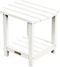 Ciokea Adirondack Outdoor Side Table, 2-Tier Sturdy Patio End Table Weather by CIOKEA